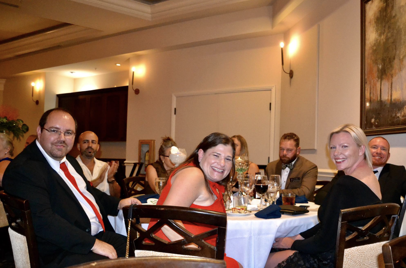 Guests enjoying dinner at Derby Royale